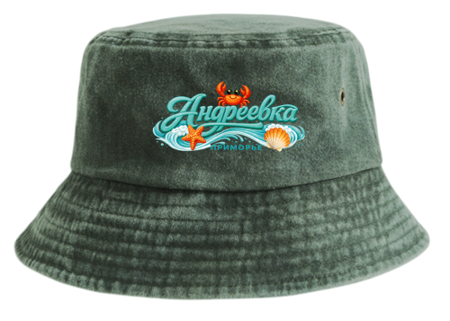 Панама взрослая с печатью Андреевка Чайка